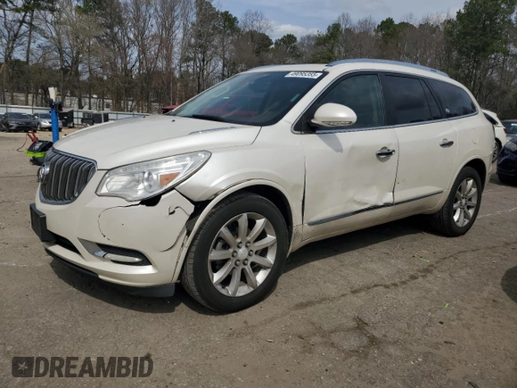 2014 Buick Enclave Premium with VIN 5GAKVCKD3EJ351354, listed as a Copart auction lot 49095355 with 219,862 mi miles and Salvage Title. Bid and sale history available at DreamBid. Image 1.
