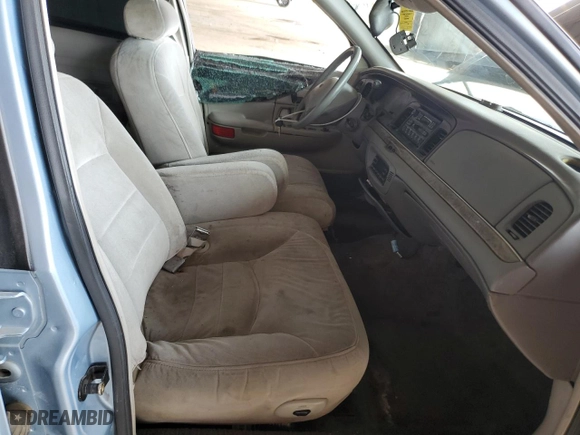 1999 Ford Crown Victoria LX with VIN 2FAFP74W2XX159035, listed as a Copart auction lot 47583215 with 194,427 mi miles and Salvage Title. Bid and sale history available at carsss.com. Image 7.
