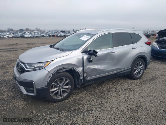 2021 Honda CR-V Touring with VIN 2HKRW2H9XMH212692, listed as a IAAI auction lot 41016640 with 24,149 mi miles. Bid and sale history available at carsss.com. Image 18.