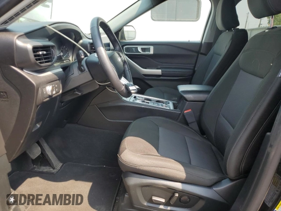 2022 Ford Explorer XLT with VIN 1FMSK8DH7NGC20702, listed as a Copart auction lot 60247555 with 15,278 mi miles and Salvage title. Bid and sale history available at DreamBid. Image 7.