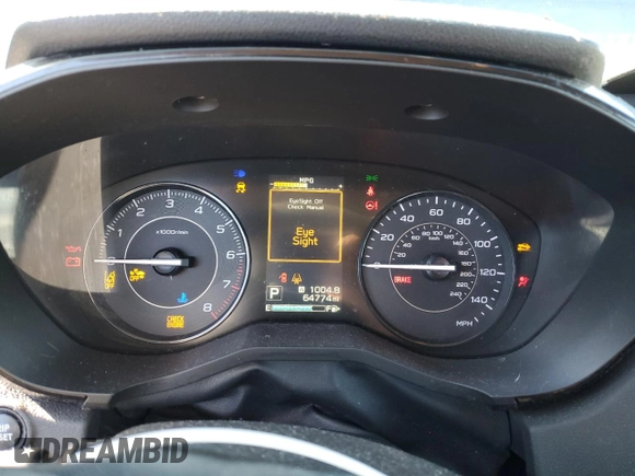 2021 Subaru Impreza with VIN 4S3GKAB61M3600191, listed as a Copart auction lot 46491005 with 64,774 mi miles and Salvage Title. Bid and sale history available at carsss.com. Image 9.