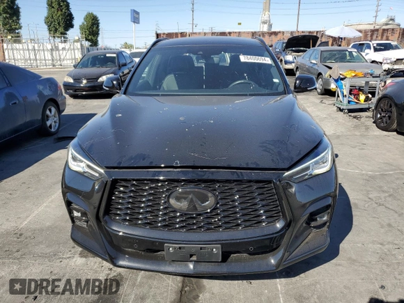 2023 Infiniti QX50 Sport with VIN 3PCAJ5FAXPF109995, listed as a Copart auction lot 78400694 with 21,197 mi miles and Salvage title. Bid and sale history available at DreamBid. Image 5.