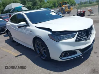 2018 Acura TLX w/A-SPEC Pkg with VIN 19UUB3F69JA001721, listed as a IAAI auction lot 42126994 with 100,020 mi miles and . Bid and sale history available at DreamBid. Image 1.