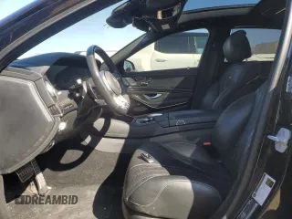 2018 Mercedes-Benz S 63 AMG with VIN WDDUG8JB0JA361449, listed as a Copart auction lot 50088175 with 41,420 mi miles and Salvage Title. Bid and sale history available at DreamBid. Image 7.