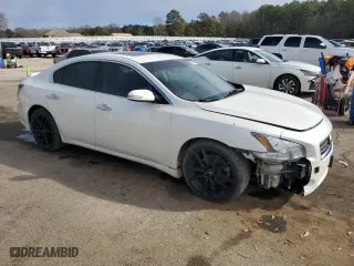 2014 Nissan Maxima 3.5 SV w/Premium Pkg with VIN 1N4AA5AP7EC440092, listed as a Copart auction lot 46334565 with 167,669 mi miles and Salvage Title. Bid and sale history available at carsss.com. Image 4.