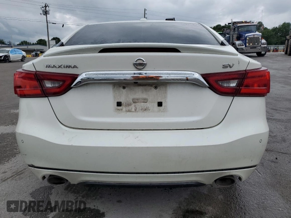 2016 Nissan Maxima SL with VIN 1N4AA6AP4GC403672, listed as a Copart auction lot 58226895 with 153,679 mi miles and Salvage title. Bid and sale history available at DreamBid. Image 6.