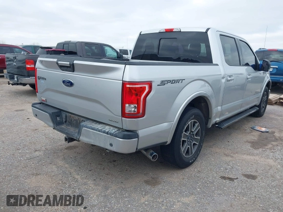 2016 Ford F-150 XL with VIN 1FTEW1CF1GKE92935, listed as a IAAI auction lot 41605051 with 134,938 mi miles and . Bid and sale history available at DreamBid. Image 4.