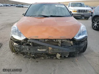 2016 Hyundai Veloster Turbo with VIN KMHTC6AE2GU285512, listed as a Copart auction lot 48578075 with 0 mi miles and Non Repairable. Bid and sale history available at carsss.com. Image 5.
