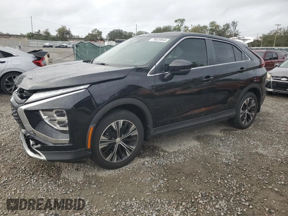2022 Mitsubishi Eclipse Cross SE с VIN JA4ASWAAXNZ056405, выставлен на аукционе Copart как лот 79829844 с пробегом 32 253 миль миль и Списание • Salvage title. История ставок и продаж доступна на DreamBid. Изображение 1.