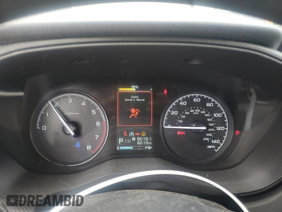 2024 Subaru Forester with VIN JF2SKAAC6RH407385, listed as a Copart auction lot 60415005 with 8,016 mi miles and Salvage title. Bid and sale history available at DreamBid. Image 9.
