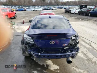 2022 Toyota GR86 Premium with VIN JF1ZNBE1XN9753016, listed as a Copart auction lot 80104824 with 0 mi miles and Salvage Title. Bid and sale history available at carsss.com. Image 6.