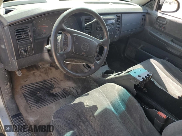 2004 Dodge Dakota SLT with VIN 1D7GL42N84S693356, listed as a Copart auction lot 53311415 with 224,342 mi miles and Salvage title. Bid and sale history available at DreamBid. Image 8.