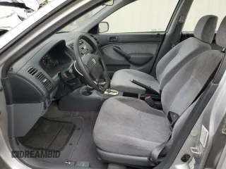 2001 Honda Civic LX with VIN JHMES16551S010763, listed as a Copart auction lot 55712494 with 91,055 mi miles and Clean Title. Bid and sale history available at carsss.com. Image 7.