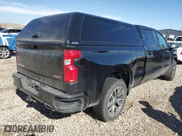 2022 Chevrolet Silverado 1500 RST with VIN 1GCUDEED5NZ630064, listed as a Copart auction lot 46507695 with 0 mi miles and Salvage Title. Bid and sale history available at carsss.com. Image 3.