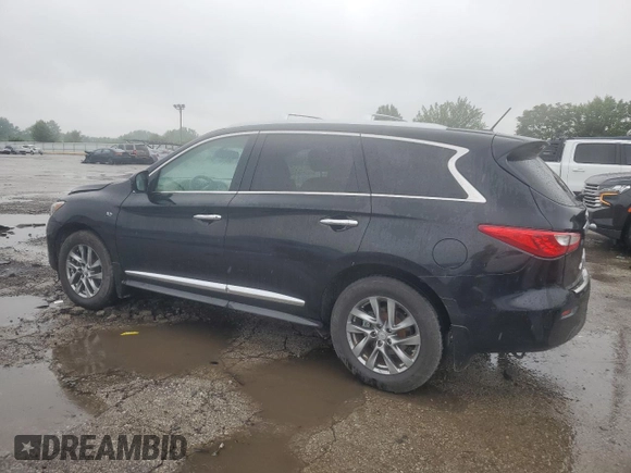 2015 Infiniti QX60 with VIN 5N1AL0MM6FC549567, listed as a Copart auction lot 59733485 with 183,460 mi miles and Clean title. Bid and sale history available at DreamBid. Image 2.