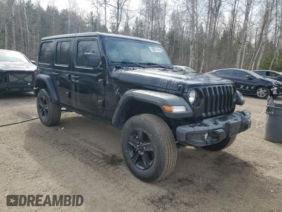 2023 Jeep Wrangler Sport S with VIN 1C4HJXDN2PW559717, listed as a Copart auction lot 55007145 with 34,484 mi miles and Clean title. Bid and sale history available at DreamBid. Image 4.
