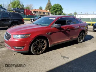 2013 Ford Taurus SHO with VIN 1FAHP2KT3DG180370, listed as a Copart auction lot 61105255 with 81,608 mi miles and Clean title. Bid and sale history available at DreamBid. Image 1.