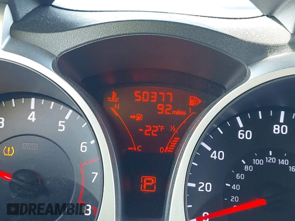 2013 Nissan Juke S with VIN JN8AF5MR5DT221143, listed as a IAAI auction lot 41149553 with 50,377 mi miles. Bid and sale history available at carsss.com. Image 7.