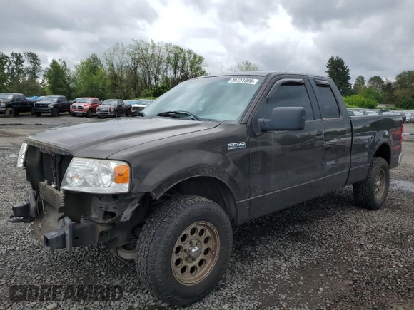 2005 Ford F-150 XLT with VIN 1FTPX14515FB59362, listed as a Copart auction lot 56751995 with 164,390 mi miles and Salvage title. Bid and sale history available at DreamBid. Image 1.