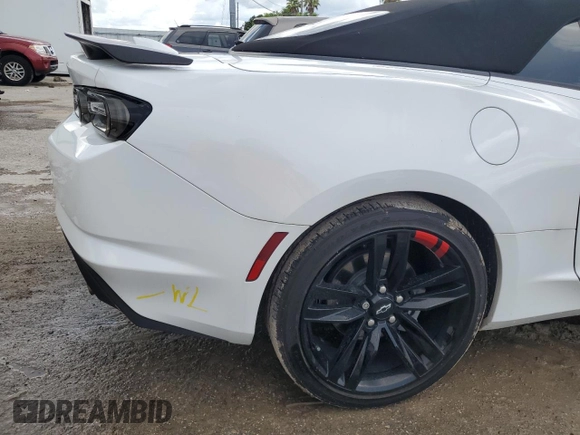 2022 Chevrolet Camaro 1LT with VIN 1G1FB3DS7N0129029, listed as a Copart auction lot 64446804 with 20,005 mi miles and Non Repairable. Bid and sale history available at carsss.com. Image 12.