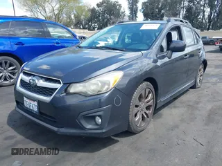 2014 Subaru Impreza Wagon 2.0i Sport Premium with VIN JF1GPAL66E8270106, listed as a IAAI auction lot 41915375 with 72,259 mi miles. Bid and sale history available at carsss.com. Image 2.