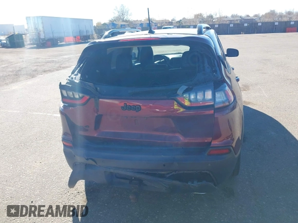 2019 Jeep Cherokee Latitude Plus with VIN 1C4PJMLX5KD456292, listed as a IAAI auction lot 40940110 with 95,622 mi miles and . Bid and sale history available at DreamBid. Image 16.