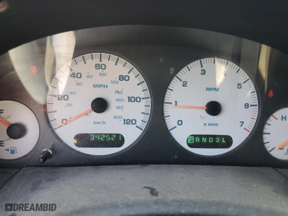 2003 Dodge Caravan Sport with VIN 2D4GP44L63R236963, listed as a Copart auction lot 48945205 with 342,521 mi miles and Salvage Title. Bid and sale history available at carsss.com. Image 9.