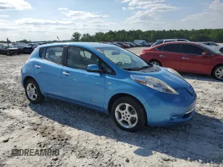 2011 Nissan LEAF SL-e with VIN JN1AZ0CP0BT003522, listed as a Copart auction lot 54838115 with 58,080 mi miles and Clean Title. Bid and sale history available at carsss.com. Image 4.