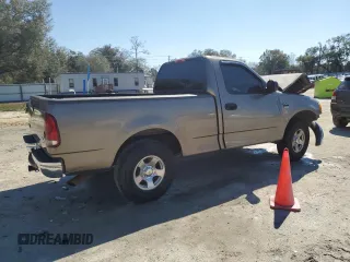 2002 Ford F-150 XL with VIN 1FTRF17212NB27543, listed as a Copart auction lot 46985425 with 0 mi miles and Salvage Title. Bid and sale history available at carsss.com. Image 3.