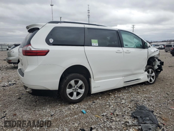 2019 Toyota Sienna LE Auto Access Seat with VIN 5TDKZ3DC0KS984058, listed as a Copart auction lot 87044624 with Not Provided miles and Salvage Title. Bid and sale history available at DreamBid. Image 3.