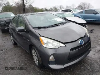 2013 Toyota Prius One with VIN JTDKDTB32D1548295, listed as a IAAI auction lot 41768516 with 104,708 mi miles. Bid and sale history available at carsss.com. Image 1.