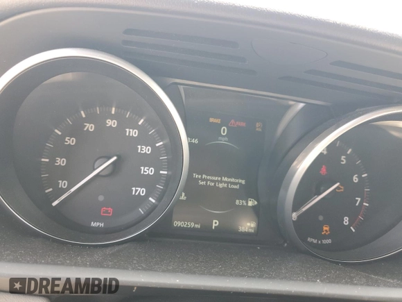 2016 Land Rover Range Rover Sport SE with VIN SALWG2VF4GA579974, listed as a Copart auction lot 59532115 with 90,259 mi miles and Salvage title. Bid and sale history available at DreamBid. Image 9.