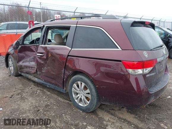 2014 Honda Odyssey EX with VIN 5FNRL5H43EB082088, listed as a IAAI auction lot 41940682 with 151,012 mi miles and . Bid and sale history available at carsss.com. Image 3.