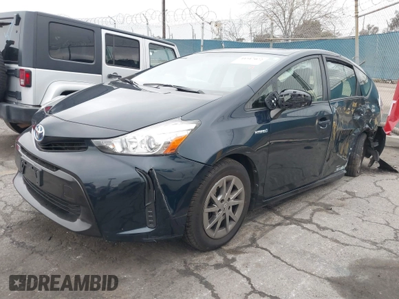 2017 Toyota Prius v Two with VIN JTDZN3EU2HJ061734, listed as a IAAI auction lot 41517072 with 99,294 mi miles. Bid and sale history available at carsss.com. Image 17.