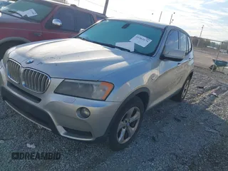 2011 BMW X3 28i with VIN 5UXWX5C50BL703124, listed as a IAAI auction lot 41563175 with 216,317 mi miles. Bid and sale history available at carsss.com. Image 2.