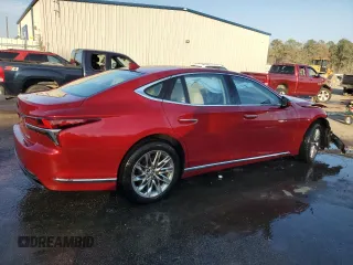 2018 Lexus LS with VIN JTHB51FF5J5002860, listed as a Copart auction lot 42040125 with 29,902 mi miles and Salvage Title. Bid and sale history available at carsss.com. Image 3.