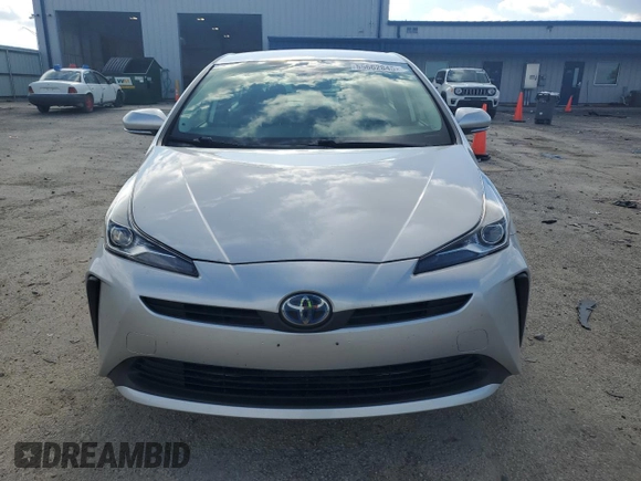 2021 Toyota Prius L Eco with VIN JTDKAMFU1M3142143, listed as a Copart auction lot 55662845 with 96,422 mi miles and Salvage Title. Bid and sale history available at DreamBid. Image 5.