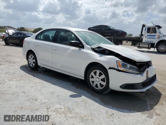 2012 Volkswagen Jetta Sedan S w/Sunroof with VIN 3VW2K7AJ1CM418472, listed as a Copart auction lot 51018785 with 91,782 mi miles and Salvage Title. Bid and sale history available at carsss.com. Image 4.