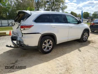 2015 Toyota Highlander XLE z VIN 5TDJKRFH4FS140378, wystawiony jako Copart lot #49265705 z przebiegiem 113 723 mil mil oraz Szkoda całkowita • Salvage title. Historia ofert i sprzedaży dostępna na DreamBid. Obrazek 3.