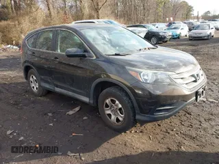 2014 Honda CR-V LX with VIN 2HKRM4H30EH685256, listed as a IAAI auction lot 41429604 with 121,495 mi miles. Bid and sale history available at carsss.com. Image 1.