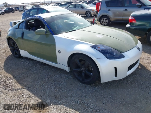 2005 Nissan 350Z Touring with VIN JN1AZ34D25M602913, listed as a IAAI auction lot 41692177 with 210,663 mi miles and . Bid and sale history available at DreamBid. Image 1.