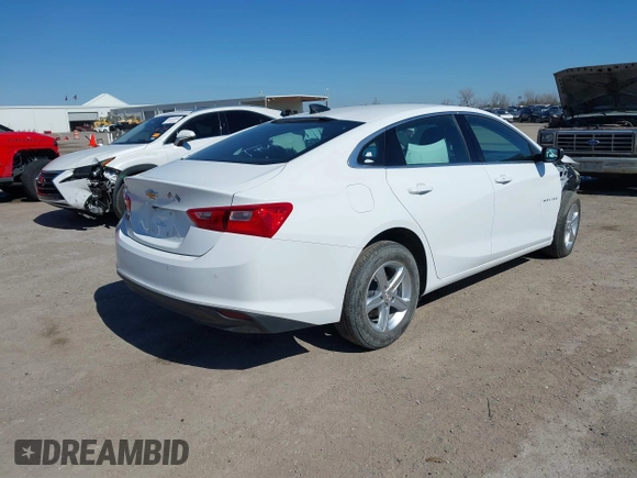 2024 Chevrolet Malibu LS with VIN 1G1ZB5ST5RF182853, listed as a IAAI auction lot 41653583 with 4,722 mi miles and . Bid and sale history available at DreamBid. Image 4.