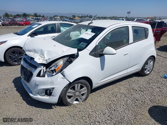 2014 Chevrolet Spark LT with VIN KL8CD6S97EC532876, listed as a IAAI auction lot 40043132 with 96,920 mi miles. Bid and sale history available at carsss.com. Image 2.