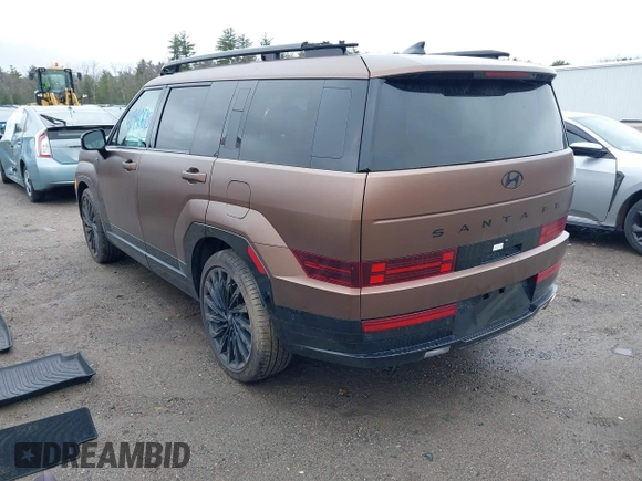 2024 Hyundai Santa Fe Calligraphy with VIN 5NMP5DGL7RH039138, listed as a IAAI auction lot 41940615 with 2,605 mi miles and . Bid and sale history available at DreamBid. Image 3.