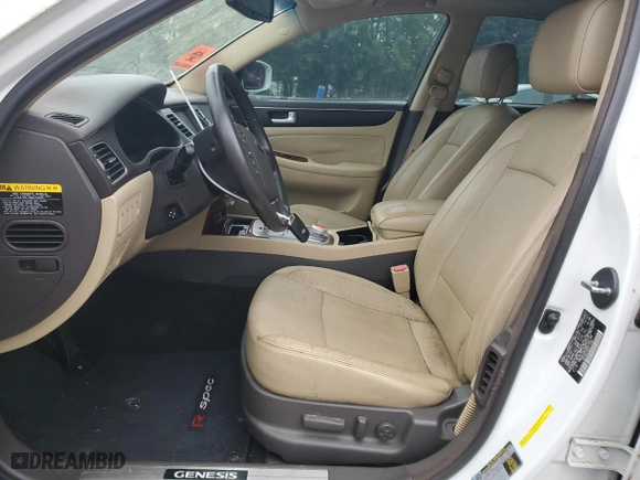 2013 Hyundai Genesis 5.0L R-Spec with VIN KMHGC4DH6DU250186, listed as a Copart auction lot 54249485 with 98,985 mi miles and Clean Title. Bid and sale history available at carsss.com. Image 7.