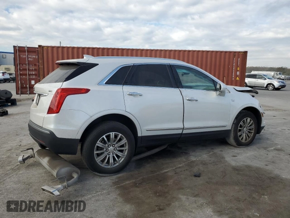 2018 Cadillac XT5 Luxury FWD with VIN 1GYKNCRS8JZ182473, listed as a Copart auction lot 60338405 with 76,595 mi miles and Salvage title. Bid and sale history available at DreamBid. Image 3.
