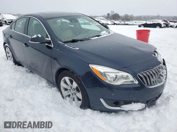 2016 Buick Regal Premium II with VIN 2G4GS5GXXG9128962, listed as a Copart auction lot 89084635 with 91,035 mi miles and Clean title. Bid and sale history available at DreamBid. Image 4.