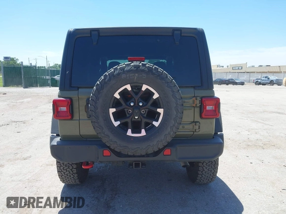 2025 Jeep Wrangler Rubicon with VIN 1C4PJXFN2SW527531, listed as a IAAI auction lot 42267227 with 8,022 mi miles and . Bid and sale history available at DreamBid. Image 16.
