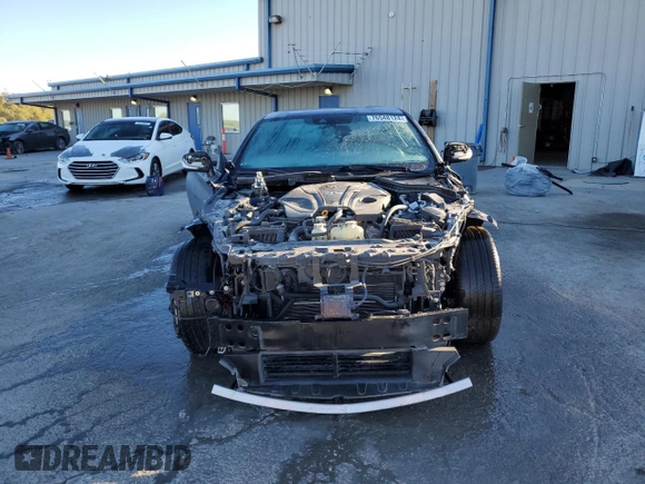 2020 Infiniti Q60 Red Sport 400 with VIN JN1FV7EL3LM460020, listed as a Copart auction lot 76548124 with Not provided miles and Salvage title. Bid and sale history available at DreamBid. Image 7.