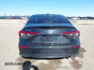 2024 Honda Civic Sedan Sport with VIN 2HGFE2F54RH529875, listed as a IAAI auction lot 41681115 with 15,223 mi miles. Bid and sale history available at carsss.com. Image 16.